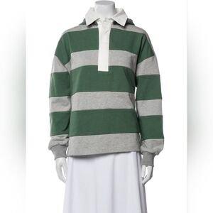 We-ar4 NWT Stripped Top With Hood size Medium